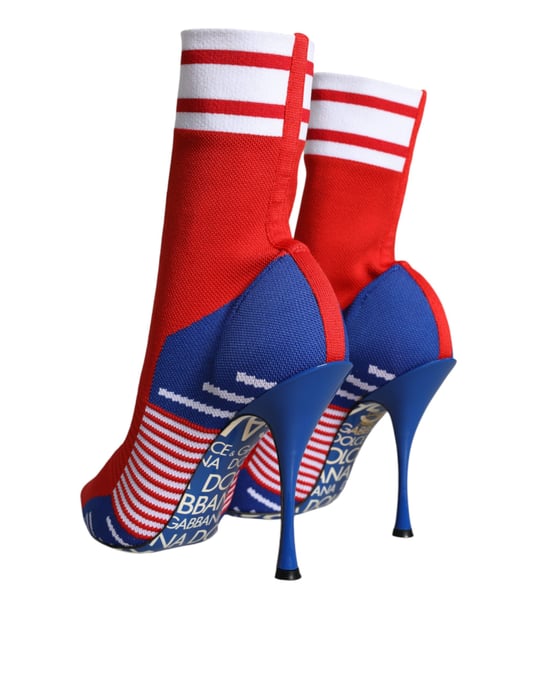 Stricksocken-Stiefel im High Heel Stil - Image 4