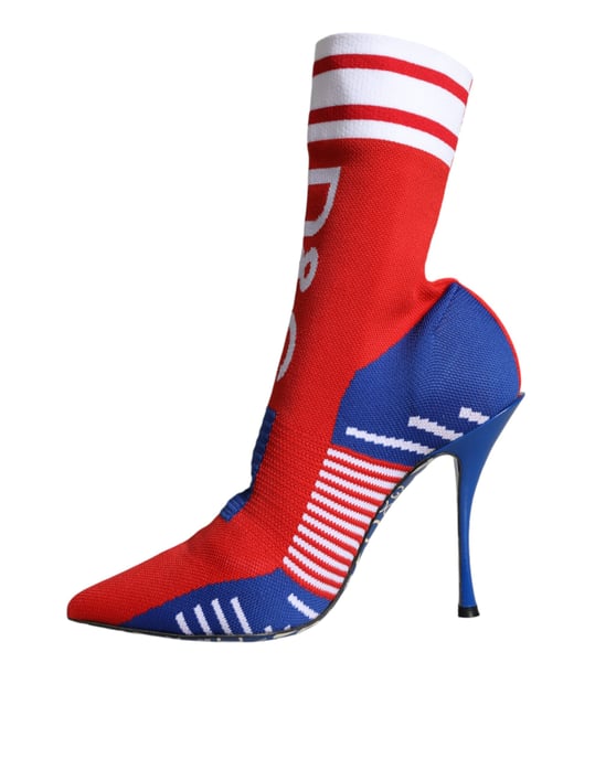 Stricksocken-Stiefel im High Heel Stil - Image 5