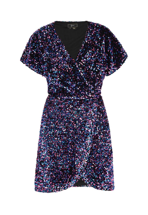 Faina Kleid Damen blau rosa - Image 1