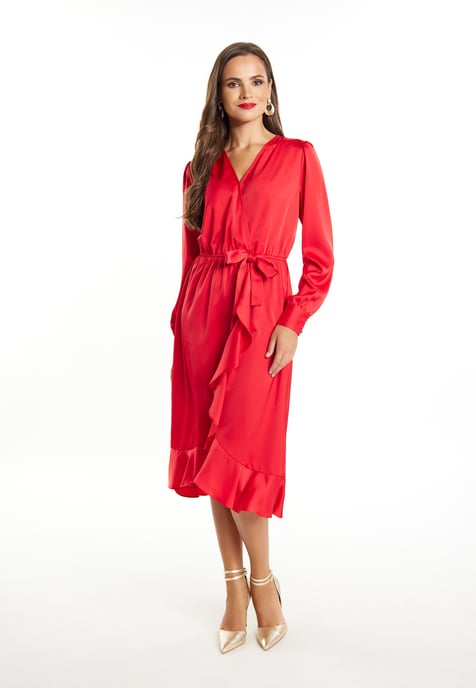 Faina Midi-Langarmkleid Damen verrotten - Image 2