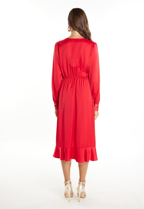 Faina Midi-Langarmkleid Damen verrotten - Image 3