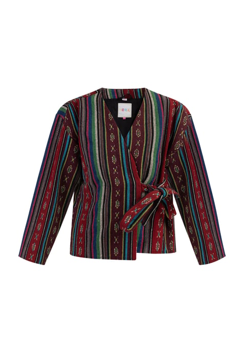 IZIA Wickeljacke Damen Mehrfarbig Schwarz - Image 1