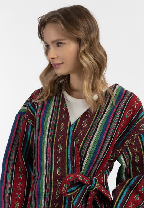 IZIA Wickeljacke Damen Mehrfarbig Schwarz - Image 5