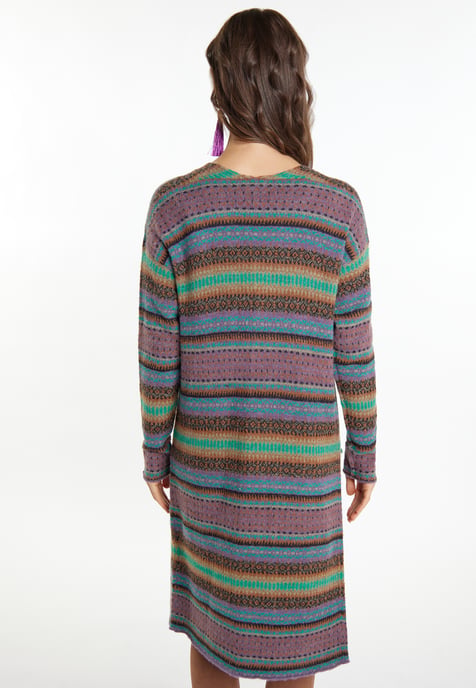 usha Strickcardigan Damen Violett Mehrfarbig - Image 4