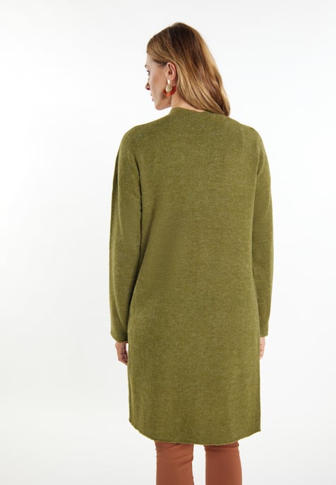 usha Langer Cardigan Damen oliv - Image 4