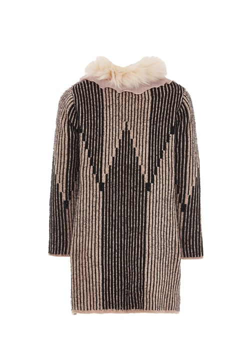 Faina Strickjacke Damen schwarz rosa - Image 2
