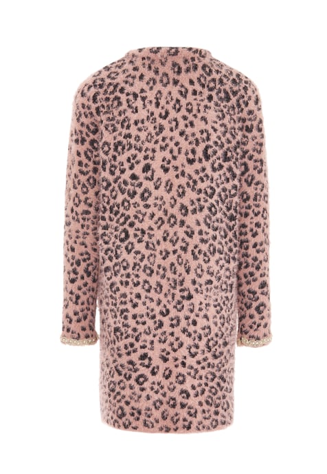 Faina Strickjacke Damen rosa/schwarz - Image 2