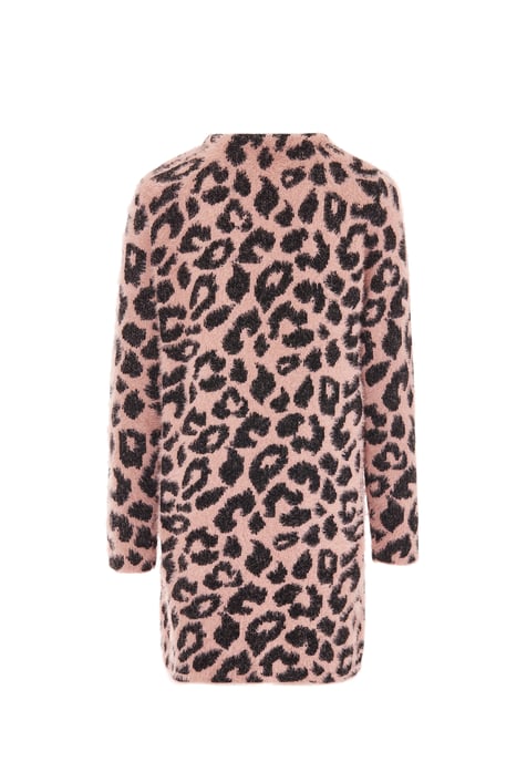 Faina Strickjacke Damen rosa/schwarz - Image 2