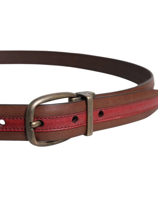 Leder Gürtel mit Metall Schnalle - Image 4