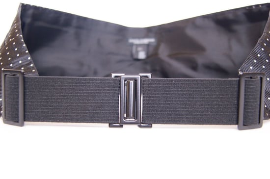 Formeller Kummerbund mit weißen Punkten - Image 3