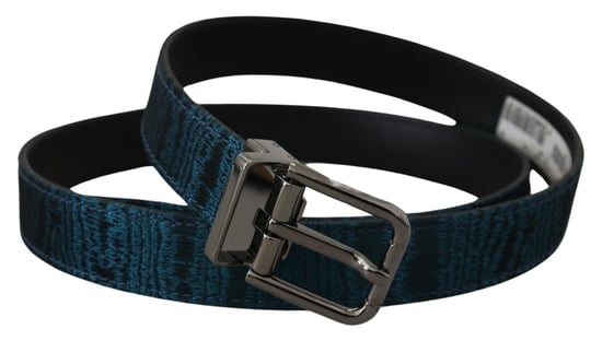 Blau gemusterter Gürtel, wendbares Design - Image 3