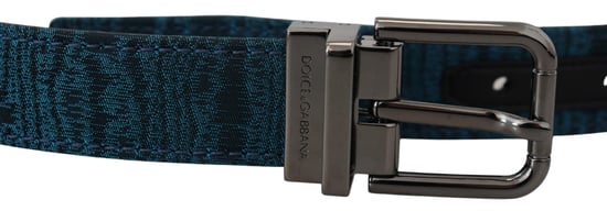 Blau gemusterter Gürtel, wendbares Design - Image 6
