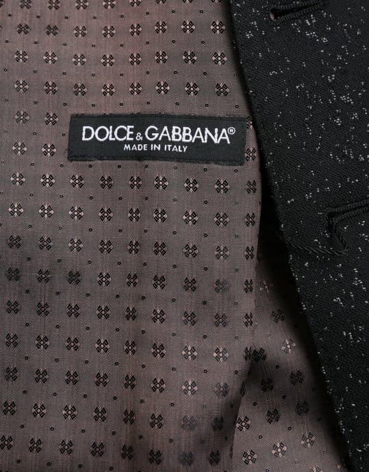 Schwarzes Glitzerwesten im formellen Stil - Image 6