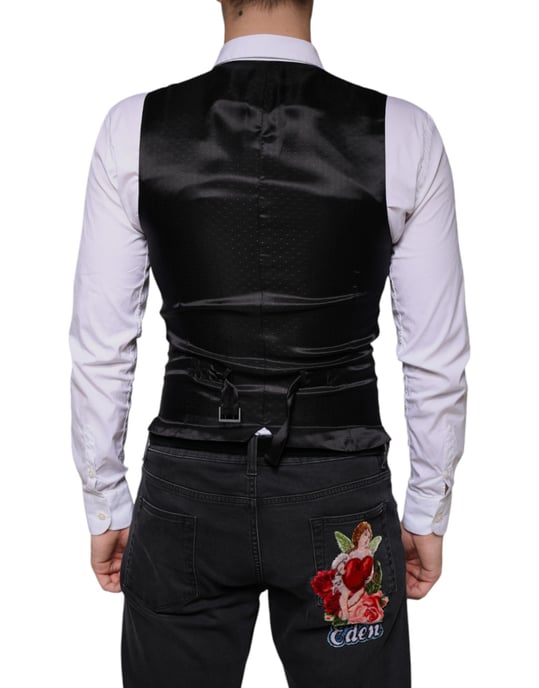 Schwarze Classicfit Weste - Image 4