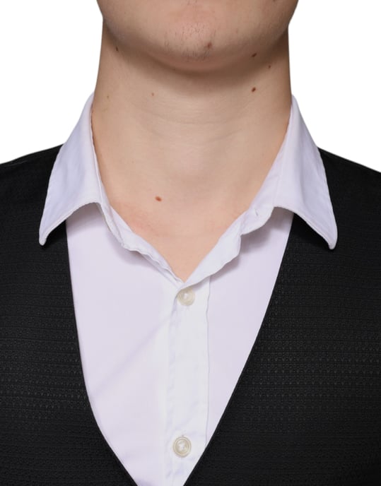 Schwarze Classicfit Weste - Image 5