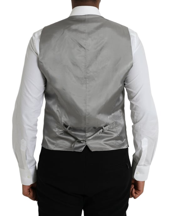 Grau Weste Einfarbig Stil - Image 4