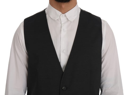 Herren Wolle Weste Klassisch V-Ausschnitt - Image 4