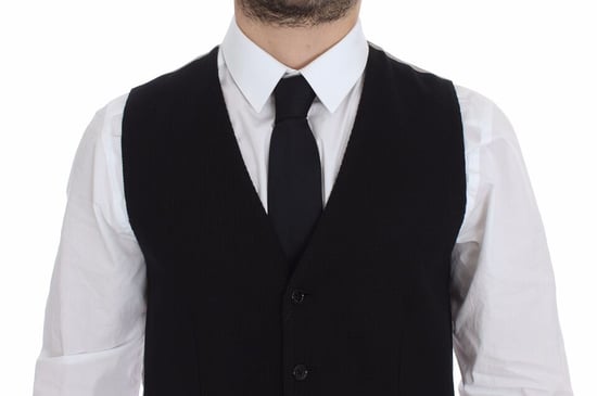 Schwarze Strickweste - Image 2