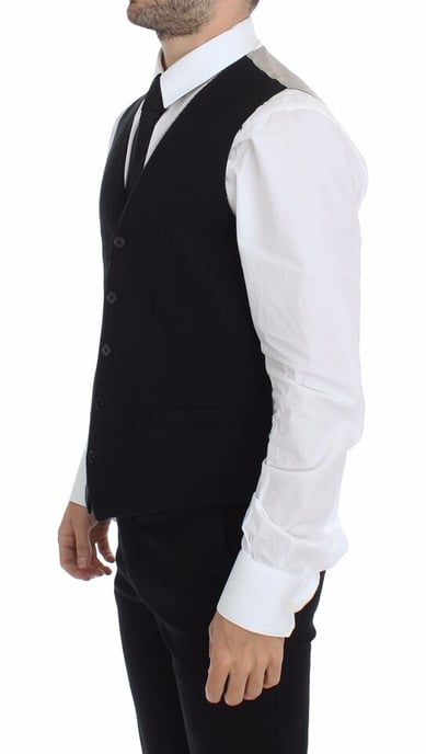 Schwarze Strickweste - Image 4