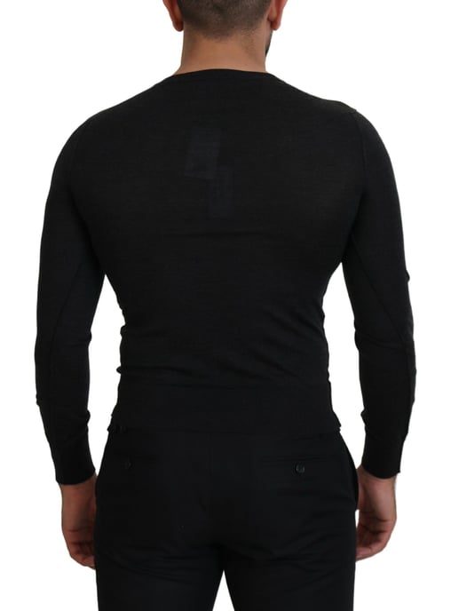 V-Ausschnitt Pullover Heiliges Herz Applikation - Image 3
