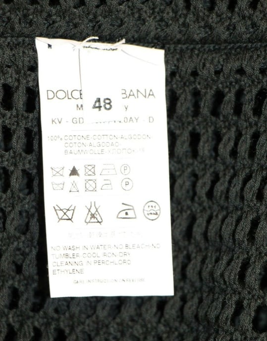 V-Ausschnitt Mesh Strickpullover - Image 5