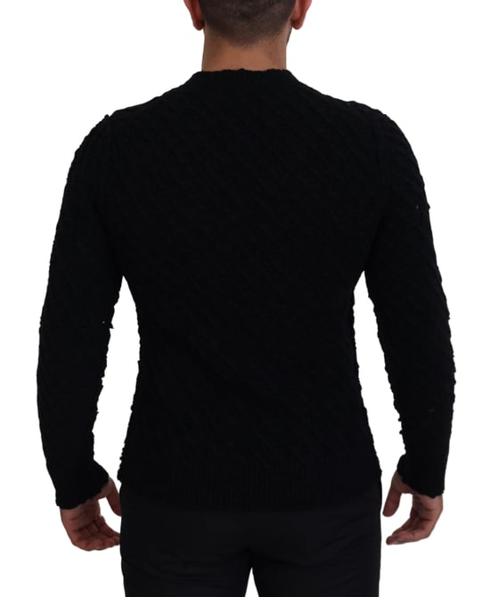 Abgetragenes V-Ausschnitt-Pullover - Image 3