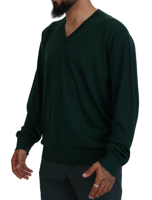 V-Ausschnitt Wollpullover Klassischer V-Ausschnitt - Image 2