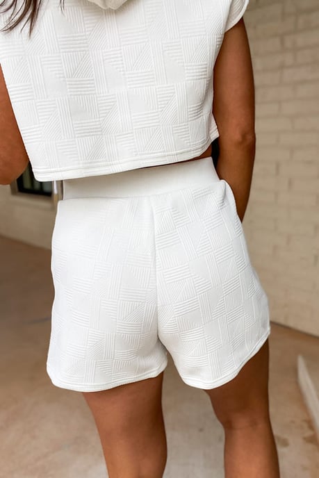 Texturiertes Hoodie-Short-Set - Image 2