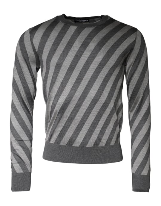 Diagonal Streifen Pullover Tsh86991 - Image 1