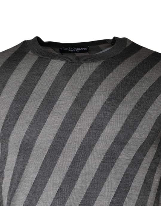 Diagonal Streifen Pullover Tsh86991 - Image 3