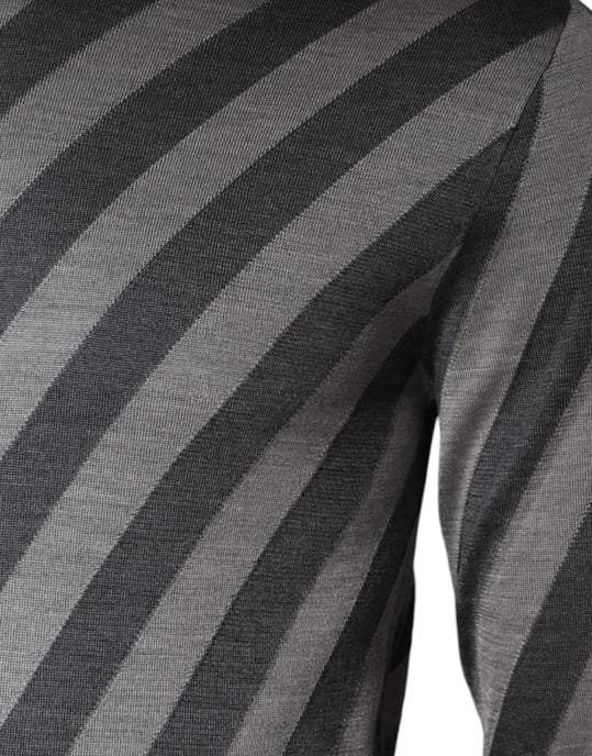Diagonal Streifen Pullover Tsh86991 - Image 4