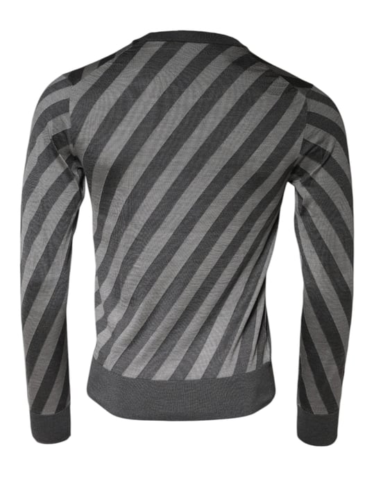 Diagonal Streifen Pullover Tsh86991 - Image 5