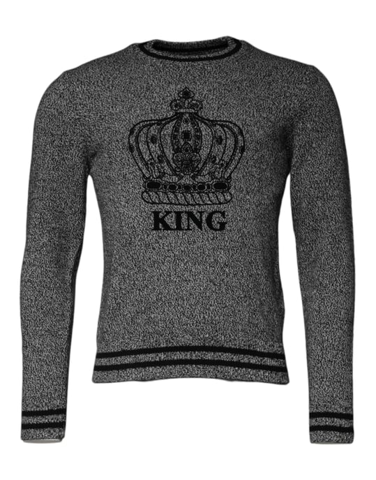 Königskronen-Print-Pullover - Image 2