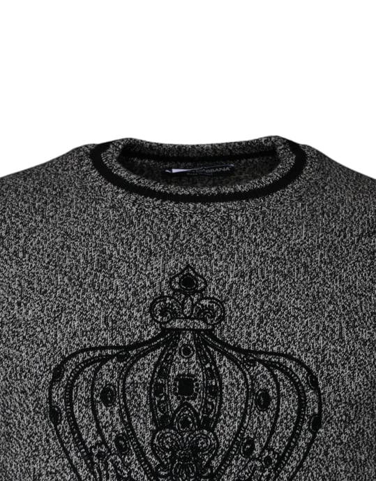 Königskronen-Print-Pullover - Image 3