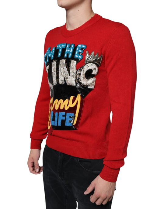 King Of My Life Crewneck-Pullover - Image 3