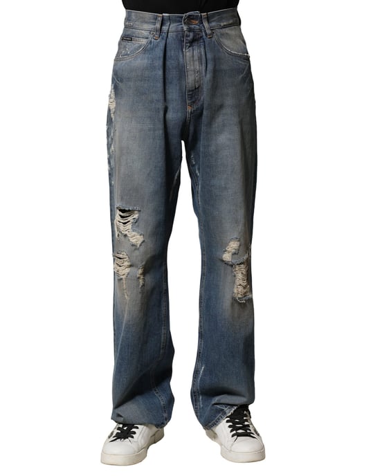 Zerrissene Denim-Jeans - Image 1