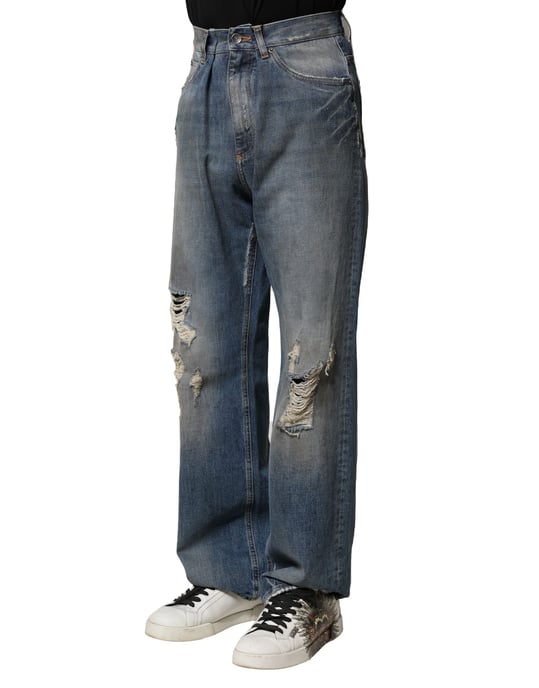 Zerrissene Denim-Jeans - Image 3