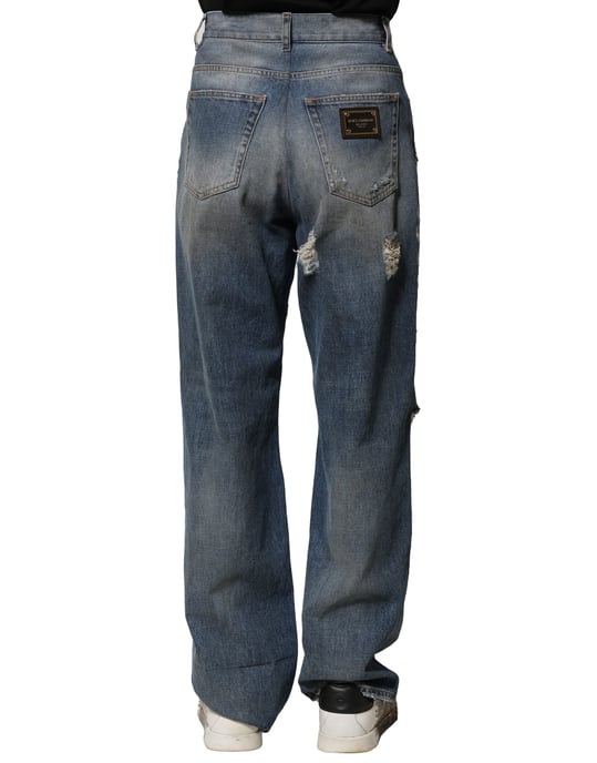 Zerrissene Denim-Jeans - Image 4