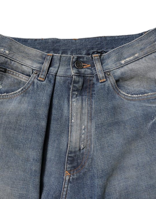 Zerrissene Denim-Jeans - Image 5