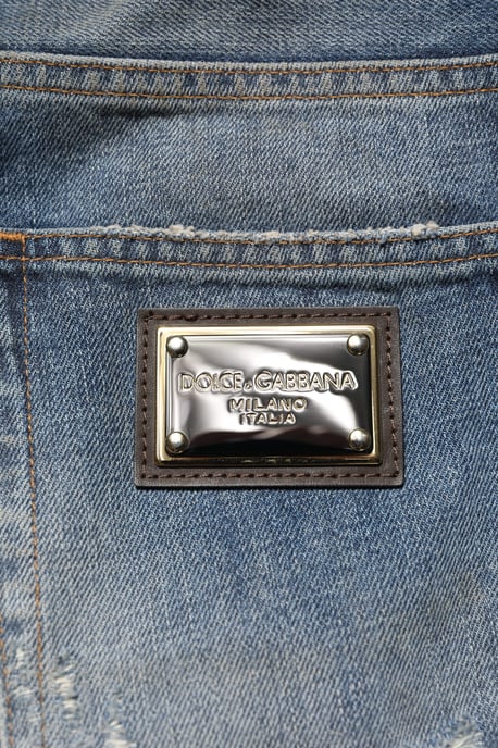 Zerrissene Denim-Jeans - Image 6