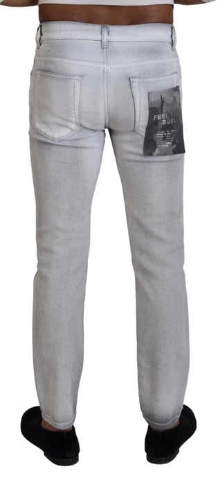 Gerade geschnittene Jeans mit Camouflage-Details - Image 3