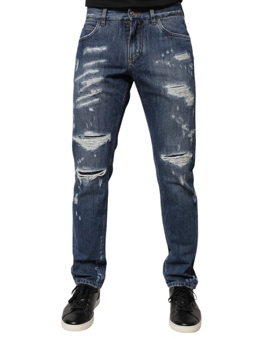 Used-Look Jeans - Image 1