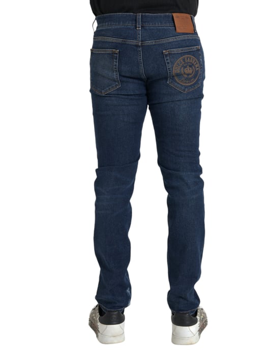 Schlanke Passform Zerrissene Jeans - Image 3