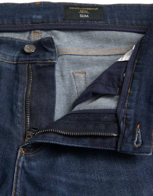 Schlanke Passform Zerrissene Jeans - Image 6
