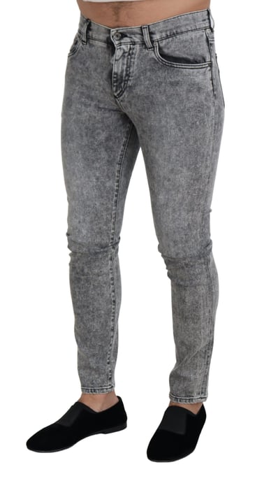 Slim Fit Acid Washed Jeans - Image 3