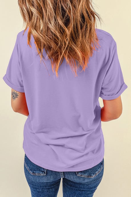 Mardi Gras Pailletten T-Shirt im entspannten Schnitt - Image 5
