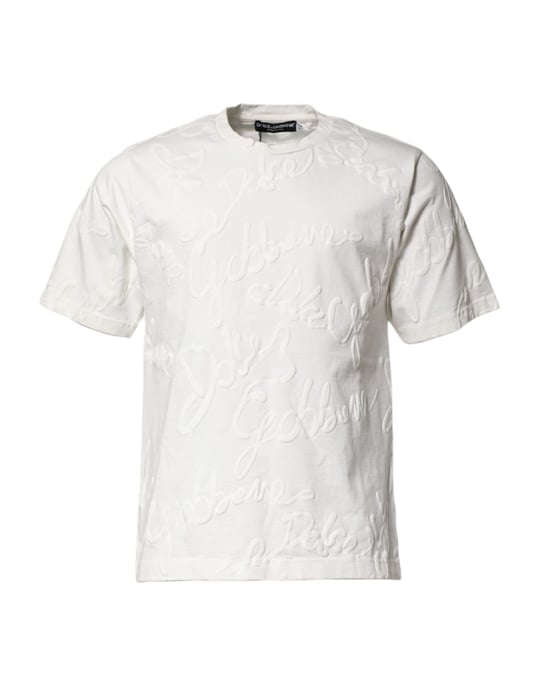 Prägung Logo T-Shirt mit kurzen Ärmeln - Image 1