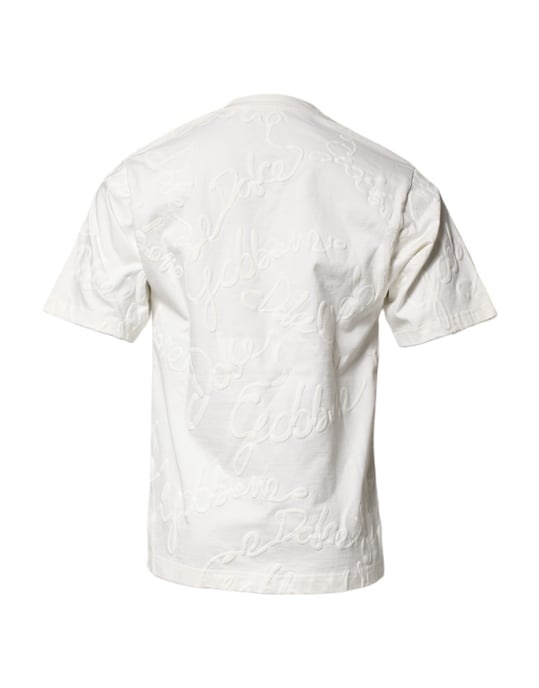 Prägung Logo T-Shirt mit kurzen Ärmeln - Image 4