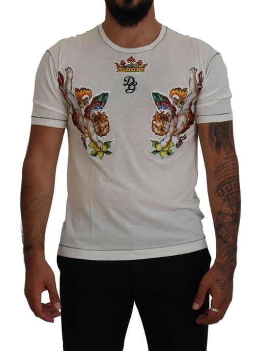 Lässiges T-Shirt mit Engel-Motiv - Image 1