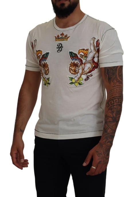 Lässiges T-Shirt mit Engel-Motiv - Image 2